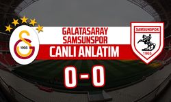 Galatasaray - Samsunspor maçı canlı anlatım