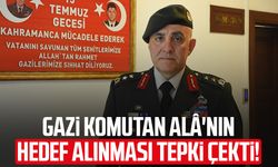 Gazi Komutan Davut Alâ'nın hedef alınması tepki çekti!
