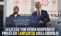Geleceğe yön veren kooperatif projeleri Samsun’da ödüllendirildi