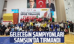 Geleceğin şampiyonları Samsun’da tırmandı