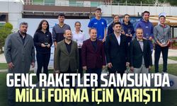 Genç raketler Samsun’da milli forma için yarıştı