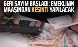 Geri sayım başladı: Emeklinin maaşından kesinti yapılacak
