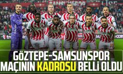 Göztepe - Samsunspor maçının kadrosu açıklandı
