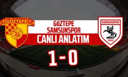 Göztepe - Samsunspor maçı canlı anlatım: 1-0