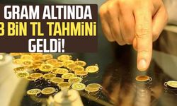 Gram altında 8 bin TL tahmini geldi!