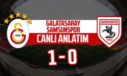 Galatasaray - Samsunspor maçı canlı anlatım: 1-0