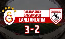 Galatasaray - Samsunspor maçı canlı anlatım: 3-2