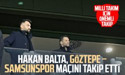 Hakan Balta, Göztepe–Samsunspor maçını takip etti