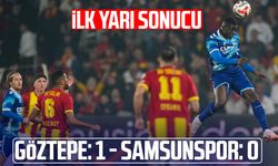 Göztepe: 1 - Samsunspor: 0 (İlk yarı sonucu)