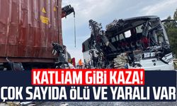 Yolcu otobüsü, tıra arkadan çarptı: Ölü ve yaralı var