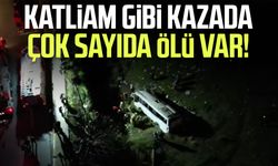 Katliam gibi kazada çok sayıda ölü var!