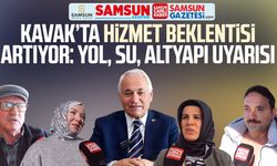 Kavak'ta Başkan Şerif Ün'den hizmet beklentisi artıyor