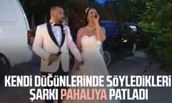 Kendi düğünlerinde söyledikleri şarkı pahalıya patladı