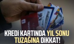 Kredi kartında yıl sonu tuzağına dikkat!