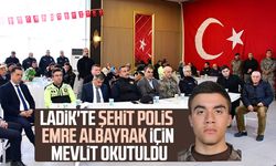 Ladik'te şehit polis Emre Albayrak için mevlit okutuldu