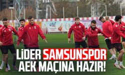 Konferans Ligi'nin lideri Samsunspor AEK maçına hazır!