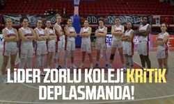 Lider Zorlu Koleji kritik deplasmanda!