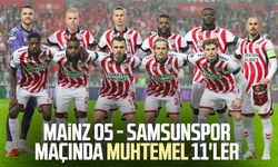 Mainz 05 - Samsunspor maçında muhtemel 11'ler
