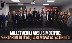 Milletvekili Ersan Aksu SİMDER'de: Sektörün ihtiyaçları masaya yatırıldı