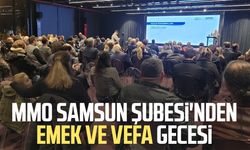 MMO Samsun Şubesi'nden emek ve vefa gecesi