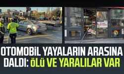 Otomobil yayaların arasına daldı: Ölü ve yaralılar var