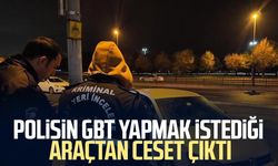 Polis GBT yapmak istedi, araçta hareketsiz halde bulundu!