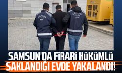 Samsun İlkadım'da firari hükümlü saklandığı evde yakalandı!