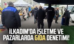 Samsun İlkadım'da işletme ve pazarlarda gıda denetimi!