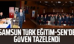 Samsun Türk Eğitim-Sen’de güven tazelendi