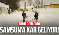 Hafta sonu Samsun'a kar geliyor: Kar beklenen ilçeler