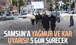 Samsun'a yağmur ve kar uyarısı! 5 günlük hava durumu