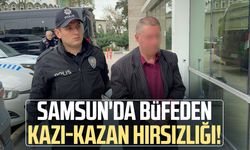 Samsun'da büfeden kazı-kazan hırsızlığı!