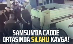 Samsun'da cadde ortasında silahlı kavga: 2 yaralı