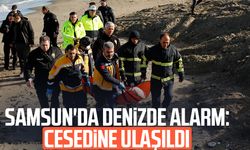 Samsun'da denizde alarm: Cesedine ulaşıldı