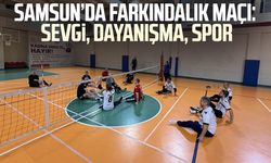 Samsun'da farkındalık maçı: Sevgi, dayanışma, spor