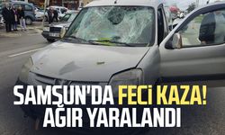 Samsun'da feci kaza! Bisikletli sürücü ağır yaralandı
