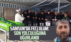 Samsun'da feci ölüm: Hüseyin Topuz toprağa verildi