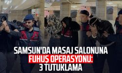Samsun'da masaj salonuna fuhuş operasyonu: 3 tutuklama