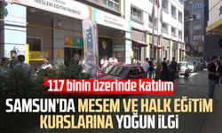 Samsun’da MESEM ve Halk Eğitim kurslarına yoğun ilgi