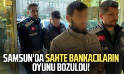 Samsun'da sahte bankacıların oyunu bozuldu!