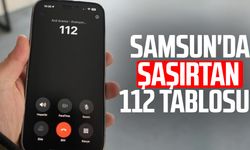 Samsun'da şaşırtan 112 tablosu!