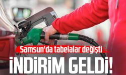 Akaryakıta indirim geldi: Samsun'da tabelalar değişti