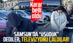 Samsun’da “üşüdük” dediler, televizyonu çaldılar! Karar belli oldu