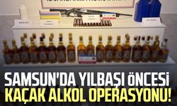 Samsun'da yılbaşı öncesi kaçak alkol operasyonu!