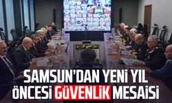 Samsun’dan yeni yıl öncesi güvenlik mesaisi