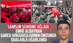 Samsunlu şehit Emre Albayrak son yolculuğuna uğurlandı