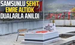 Samsunlu şehit Emre Altıok dualarla anıldı