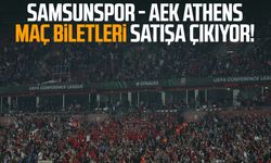 Samsunspor - AEK Athens maç biletleri satışa çıkıyor!