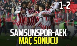 Samsunspor - AEK Atina maç sonucu: 1-2