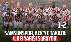 Samsunspor, AEK’ye takıldı: İlk 8 yarışı sürüyor!